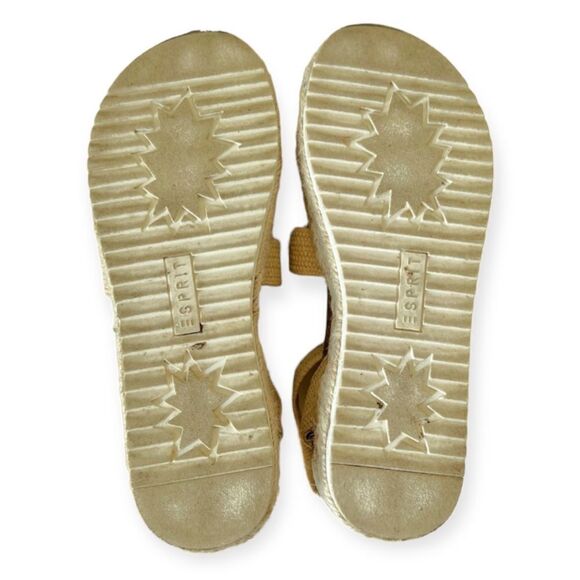 Esprit Beige Gigi Rope Platform Espadrille - Picture 5 of 9